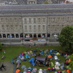 Students at Trinity College Dublin Dismantle Antiwar Protest Camp